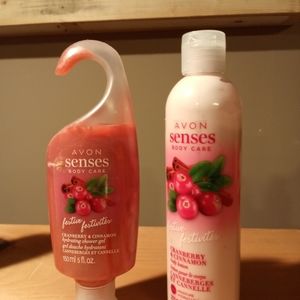 Shower gel and body lotion